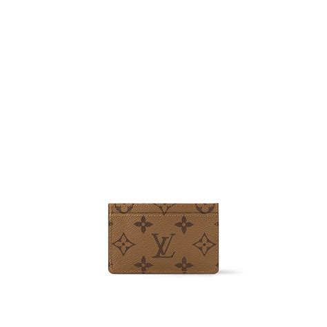 card holder monogram reverse canvas